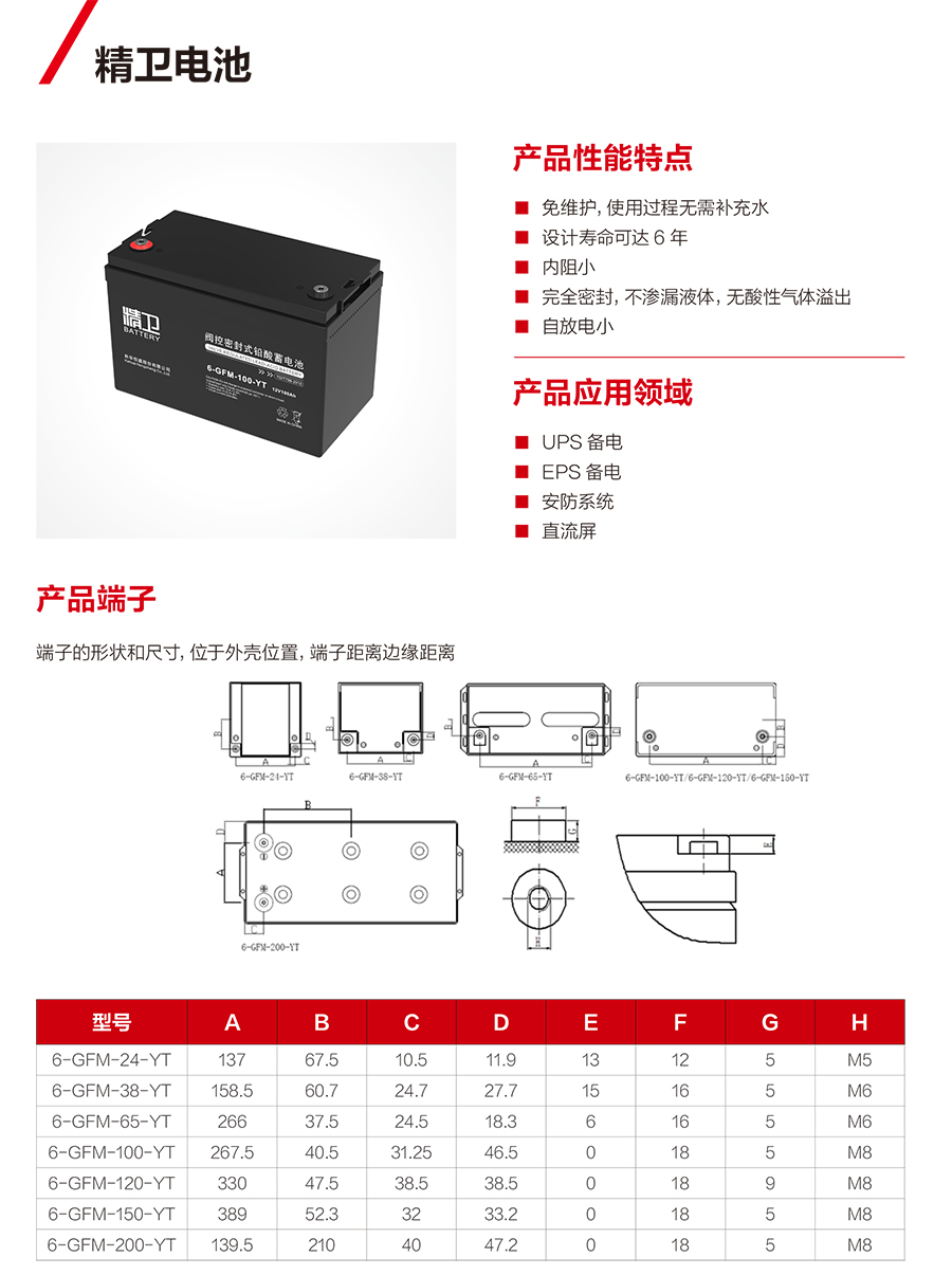 球速体育蓄电池12V（精卫系列）(图1)